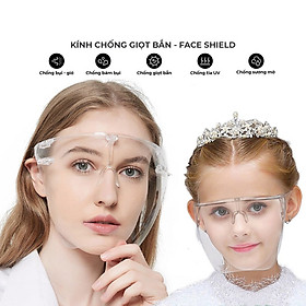 Kính Chống Giọt Bắn ComBo Người Lớn và Trẻ em SHEILD FACE