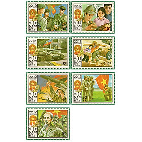 Tem sưu tập MS 463 Tem chết và sống Việt Nam Kỷ niệm 40 năm thành lập Quân đội Nhân dân Việt Nam 1984 ( tem bác Hồ )