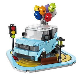 Đồ chơi Lắp ráp Xe ô tô bay GJ6001 - Xếp hình trang trí Balloon Car - Mô hình trí tuệ - Quà tặng bé gái