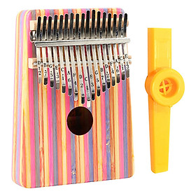 Đàn Kalimba 17 Phím Gỗ Trúc Yael Y17B-P Trúc Hồng Kèm Kèn Kazoo