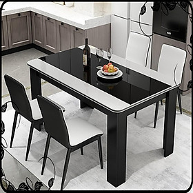 Mua Bộ bàn ăn cao cấp kèm 4 ghế da - Bộ bàn ăn 4 ghế