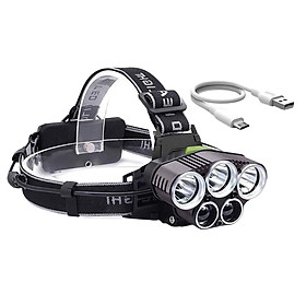 Lightweight USB Rechargeable Adjustable 6 Modes  for Camping Fishing