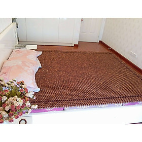 Mua Chiếu hạt gỗ hương 2 2mx2m hạt 1 2cm - Chiếu điều hòa 2 mặt gỗ tự nhiên các kích thước   Nệm mát xa Nhị Khê