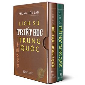 Hình ảnh Lịch Sử Triết Học Trung Quốc (Bộ Hộp 2 Tập)