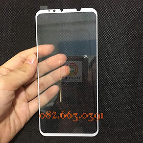Kính cường lực Vsmart cho Live viền trắng không chấm liti, full màn hình