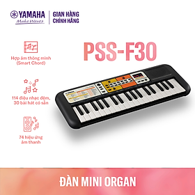 Đàn Organ điện tử (Keyboard) YAMAHA cho bé PSS-F30 với hơn 100 tiếng nhạc và nhạc đệm, phù hợp cho trẻ em trên 6 tuổi