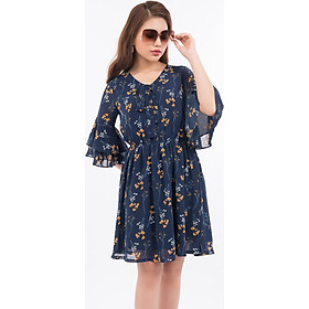 Đầm Xòe Phối Tay Loe Cách Điệu - Zerasy Fashion - MS 2019011