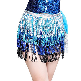 Belly Dance Waist Chain Hip Skirt  Sequins Tassel Streamer