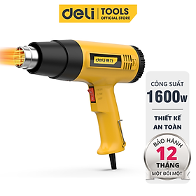 Mua Máy Khò Hơi Nóng Deli Cao Cấp Công Suất Cao 1600W - Co Màng Cơ Đóng Gói Hàng Hóa - Dễ Dàng Và An Toàn Sử Dụng - DL5200