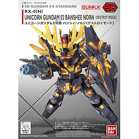 ĐỒ CHƠI GUNDAM BANSHEE NORN [DESTROY MODE] SD EX STANDARD BANDAI MÔ HÌNH LẮP RÁP