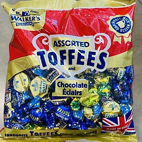 WALKERS Assorted Toffees Chocolate Eclairs 1kg