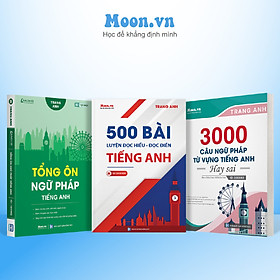 Combo 3 sách ID ôn luyện Tiếng Anh cô Trang Anh