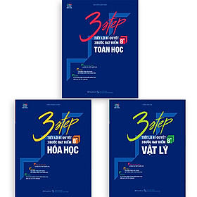 Ảnh bìa Combo 3 STEP Khối A – Tiết Lộ Bí Quyết 3 Bước Đạt Điểm 8+ Toán Lý Hóa