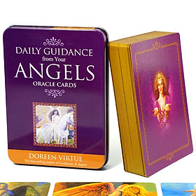 Bộ bài Daily Guidance From Your Angels Oracle Hộp Sắt