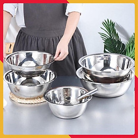 Mua Bộ 5 tô inox đủ kích cỡ