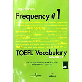 Sách - LinguaForum Frequency # 1 Toefl Vocabualary (Kèm 1CD) - Nhân Trí Việt - 