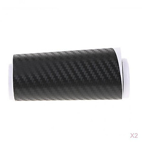 2pcs Carbon Fiber Rear Trunk   Sticker Cover Protector Film for  3