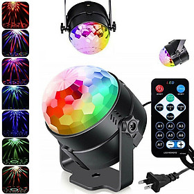 Mua Đèn led xoay 7 màu vũ trường nháy chớp theo nhạc bay phòng sân khấu cảm ứng nhạc