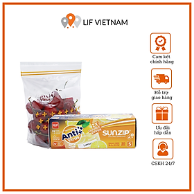 Túi Zip Kháng Khuẩn Đựng Thực Phẩm - Sunzip Anti Virus - Size S