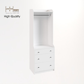 Mua  Happy Home Furniture  CANA   Tủ treo quần áo - 3 ngăn kéo   70cm x 46cm x 199cm ( DxRxC)  THK_012