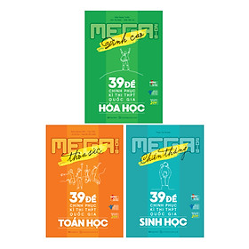 Combo Mega Luyện Đề THPTQG 2019: Toán - Hóa - Sinh