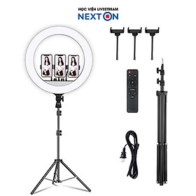 Mua Đèn livestream ring 45cm  Makeup  Quay Phim Vlog Video  Chụp Ảnh SelfieXăm nghệ thuật RL-18 + 3 kẹp điện thoại + Điều khiển từ xa