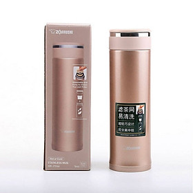 Bình giữ nhiệt kèm lọc trà Zojirushi SM-JTE34-PX, dung tích 0.34L (Màu hồng), hàng chính hãng