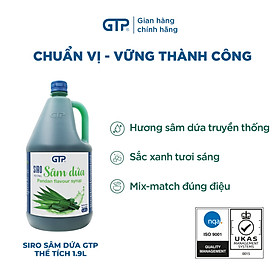Siro hương Sâm dứa GTP - Chuyên dùng pha chế: Trà sữa, Trà trái cây, Cocktail, Mocktail…