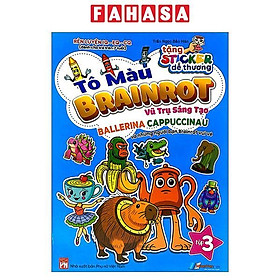 Sách - Tô Màu Brainrot - Vũ Trụ Sáng Tạo - Tập 3