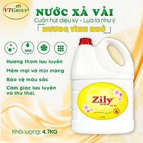 Nước xả vải Zily chai 4.7kg