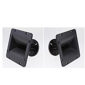 2 Gói 160X160 Mm Miệng Dẹp 25 Mm Họng Loa Sừng Tweeter Cho Nhà Khuếch Đại Âm Thanh Loa, dài Ném Khoảng Cách