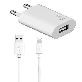 Bộ Cốc Dẹp Và Cáp Sạc Nhanh Cho IPhone,IPad - Bagi CB-I51Z - Hàng Chính Hãng