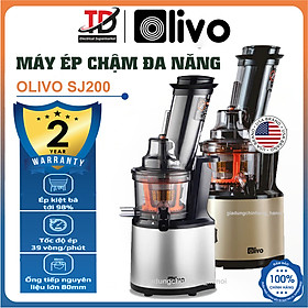 Máy Ép Chậm OLIVO SJ200, Ép Kiệt Bã Trái Cây, Làm Kem Đa Năng