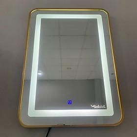 Mua Gương soi GLS khung nhôm hình chữ nhật LED ánh sáng trong 3 màu cảm ứng sưu tập Thu 2022