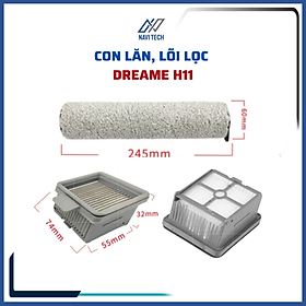 Mua Phụ kiện con lăn lau nhà  lõi lọc hepa của máy hút bụi không dây cầm tay kiêm lau nhà Dreame H11 Max