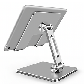Mua Giá Đỡ Để Bàn Điện Thoại Di Động  Máy Tính Bảng  cho iPad Hợp Kim Nhôm Cao Cấp Hai Trục Xoay 180 Độ Chống Đổ