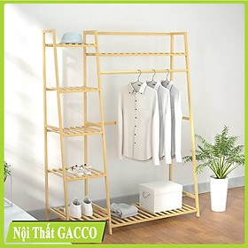 Mua Giá Treo Quần Áo Túi Xách - Kệ Để Đồ Dày Dép Phong Cách Hàn- Màu Gỗ Tự Nhiên
