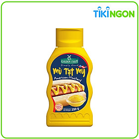 Xốt Mù Tạc Mỹ Golden Farm 250g