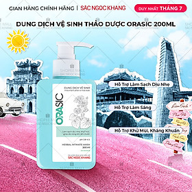 Dung dịch vệ sinh hằng ngày Orasic 200ml