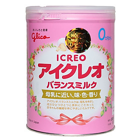 Combo 3 hộp sữa Glico Icreo số 0 (800g) và đồ chơi tắm Toys House