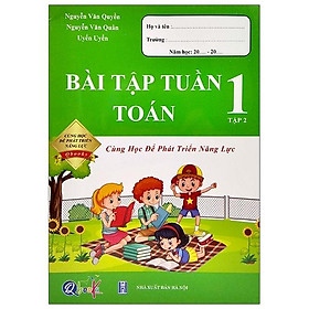 [Tải ebook] Bài Tập Toán Lớp 1 – Tập 2 (Cùng Học Để Phát Triển Năng Lực) PDF