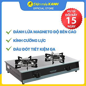 Mua Bếp Gas Dương Đôi Mặt Kính Sunhouse SHB3326MT - Hàng Chính Hãng
