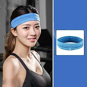 Băng đô thể thao đeo trán headband cotton chặn thấm mồ hôi chống trượt lulu bản 4,8cm