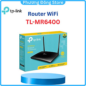 Mua Router TP-LINK Wi-Fi 4G LTE Tốc Độ 300 Mbps TL-MR6400 V5.2 - Hàng chính hãng