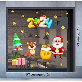 Mua Decal trang trí NOEL 2024 combo số 17