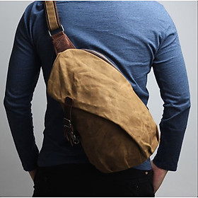 Túi đeo chéo nam canvas cao cấp da ngựa điên mang đến sự khác biệt VNA23