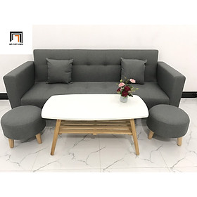 Mua Bộ ghế sofa băng giường TV xám lông chuột nhiều kích cỡ
