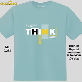 Think Outside The Box, mã G282. Hãy tỏa sáng như kim cương, qua chiếc áo thun Goking siêu hot cho nam nữ trẻ em, áo phông cặp đôi, gia đình, đội nhóm