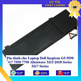 Pin dùng cho Laptop Dell Inspiron G5 5590 G7 7590 7790 Alienware M15 2018 Series M17 Series - Hàng Nhập Khẩu New Seal