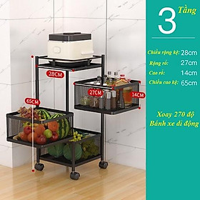 Kệ đựng đồ, Kệ Đựng Rau Củ Quả Nhà Bếp Thông Minh